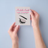 Oogoog met lange Flash-vergrotingen Flyer (Hand)