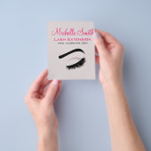 Oogoog met lange Flash-vergrotingen Flyer (Hand)