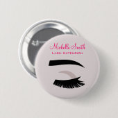 Oogoog met lange Flash-vergrotingen Ronde Button 5,7 Cm (Voorkant /achterkant)