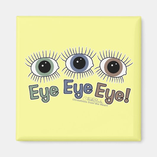 Oogoog oog oog. magneet (Voorkant)