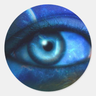 Oogoog op de Universe Sticker