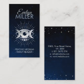 Oogoog - Triple Moon in Silver en Pearl Visitekaartje (Voorkant / Achterkant)