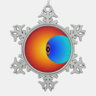 Oogoog van het Ornament van de zon