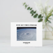 Oogoog van het Storm aan de binnenkant (orkaanoog) Briefkaart (Staand voorkant)