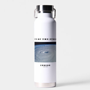 Oogoog van het Storm in het oog van de orkaan Waterfles