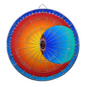 Oogoog van het zondartboard dartbord (Voorkant)