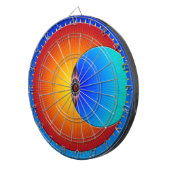 Oogoog van het zondartboard dartbord (Voorkant Rechts)