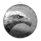 Oogoog van zwarte en witte arend dartbord (Voorkant)