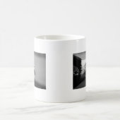 Oogoog van zwarte en witte arend koffiemok (Center)