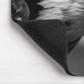 Oogoog van zwarte en witte arend muismat (Hoek)