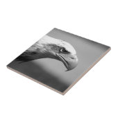 Oogoog van zwarte en witte arend tegeltje (Zijkant)