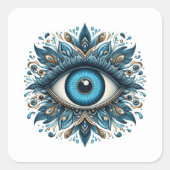 Oogoog Vierkante Sticker (Voorkant)