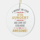 Oogoperatie herstel Humor Keramisch Ornament (Links)
