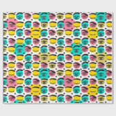 Oogpatroon Cadeaupapier (Vlak)