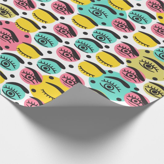 Oogpatroon Cadeaupapier (Hoek)