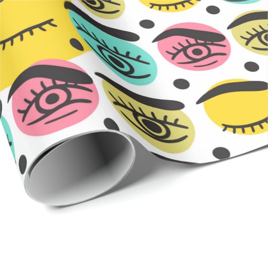 Oogpatroon Cadeaupapier (Rol Hoek)