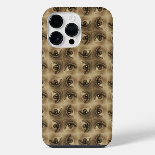 Oogpatroon iPhone Hoesje (Achterkant)