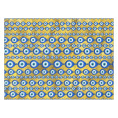 Oogpatroon van het aambeeld op gouden textuur tafelkleed (Voorkant (Horizontaal))