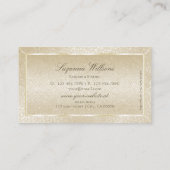 Oogpatroon van zijderendriem met Logo Visitekaartje (Achterkant)