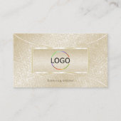 Oogpatroon van zijderendriem met Logo Visitekaartje (Voorkant)