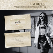 Oogpatroon van zijderendriem met Logo Visitekaartje