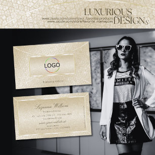 Oogpatroon van zijderendriem met Logo Visitekaartje