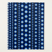Oogpatroon voor het aambeeld - donkerblauw met gou planner (Voorkant)