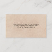 oogpictogram | Optometrist-Visitekaartje Visitekaartje (Achterkant)