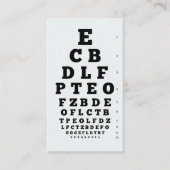 Oogpictogram | Visuskaart Visitekaartje (Voorkant)