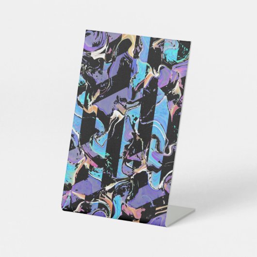 Oogpijnvoetteken Reclamebord Met Voetstuk (Voorkant)