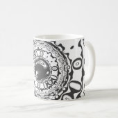 Oogproblemen met een hypnotische pupil (of wat u o koffiemok (Voorkant rechts)