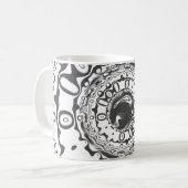 Oogproblemen met een hypnotische pupil (of wat u o koffiemok (Voorkant links)