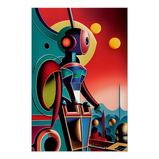 Oogrobot - Ken Gage Surreal Art Perfect Poster (Voorkant)