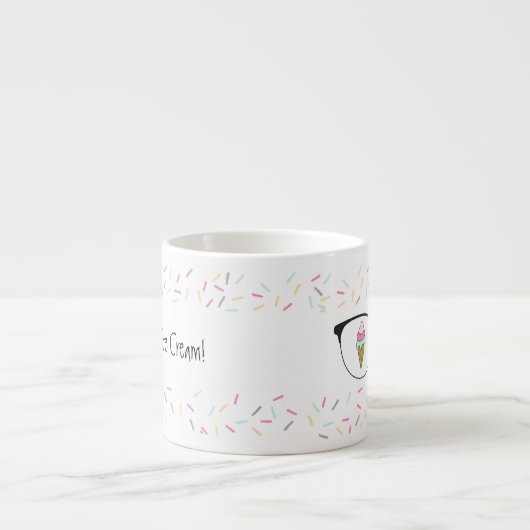 Oogscherm voor Ice Cream Espresso-Mok Espresso Kop (Voorkant)