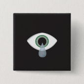 Oogscheur Vierkante Button 5,1 Cm (Voorkant)