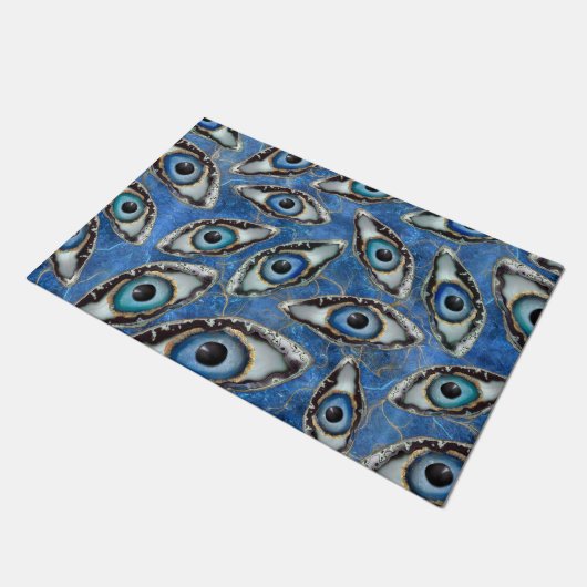 Oogschilfers en kristallen deurmat (Schuin)