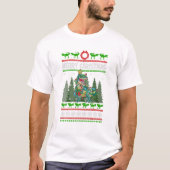 Oogse kerstfeestdag t-shirt (Voorkant)