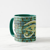 Oogse van Horus Egyptian Mok (Voorkant links)