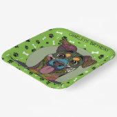 Oogse verjaardag Entlebucher Mountain Dog Papieren Bordje (Gebogen)