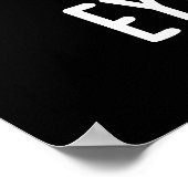 Oogskater Funny Ice Skun Dark BG Poster (Hoek)