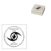 Oogspecialist optometrist rubberstempel (Gestempeld)