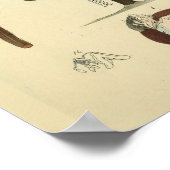 Oogspieren palmboom Anatomie Kunst Afdrukken Poster (Hoek)