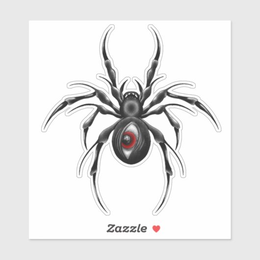 Oogspinsel Sticker (Vel)