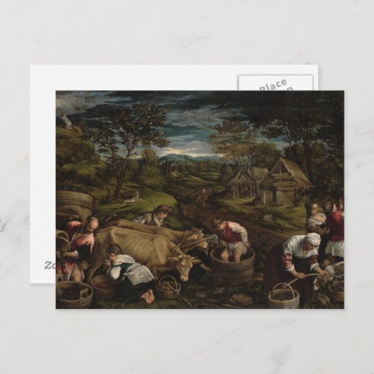 Oogst, 1576 briefkaart (Voorkant / Achterkant)