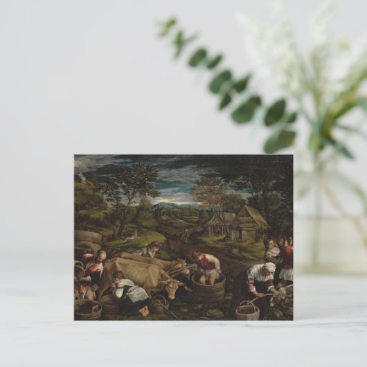 Oogst, 1576 briefkaart (Staand voorkant)