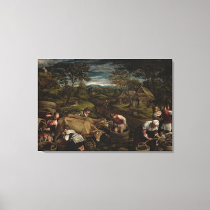 Oogst, 1576 canvas afdruk
