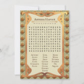  Oogst Afdrukbare Word Zoeken Feestdagenkaart (Voorkant)