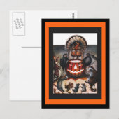 Oogst Animal Dance Briefkaart (Voorkant / Achterkant)