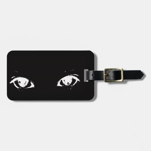 Oogst Bagagelabel. Bagagelabel (Voorkant horizontaal)