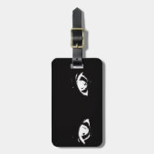 Oogst Bagagelabel. Bagagelabel (Voorkant verticaal)